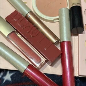 Lip Gloss Set - Red and Pink Shades along with other make up this a huge bundle
